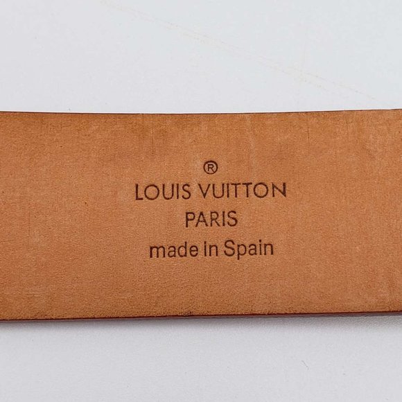 Authentic Louis Vuitton Belt Saint Tulle Carre - Picture 13 of 15